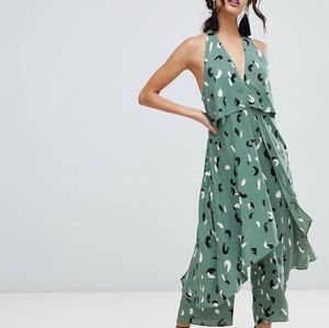 ASOS Brushstroke Print Jumpsuit